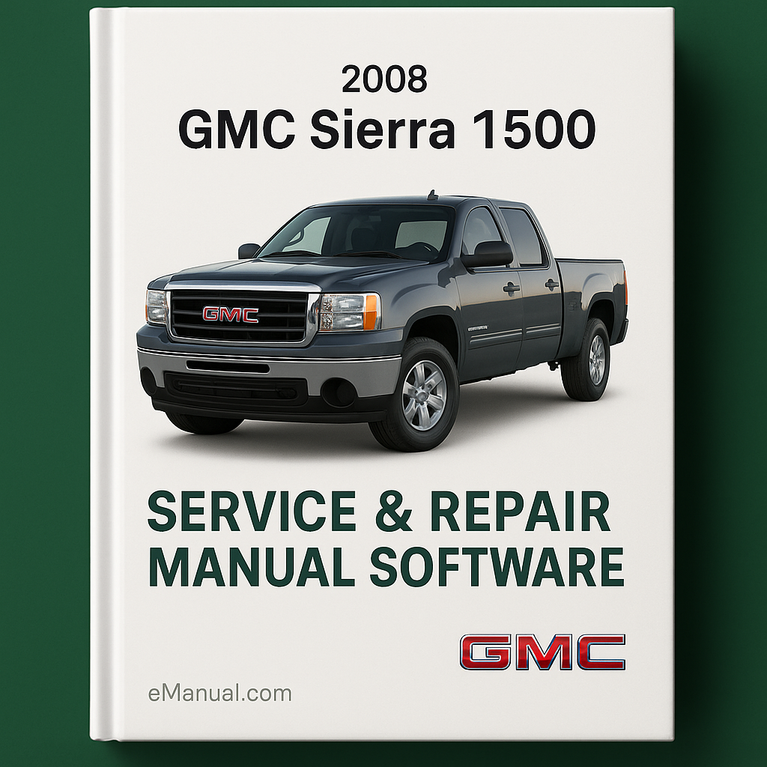 2008 GMC Sierra 1500 Service & Repair Manual Software