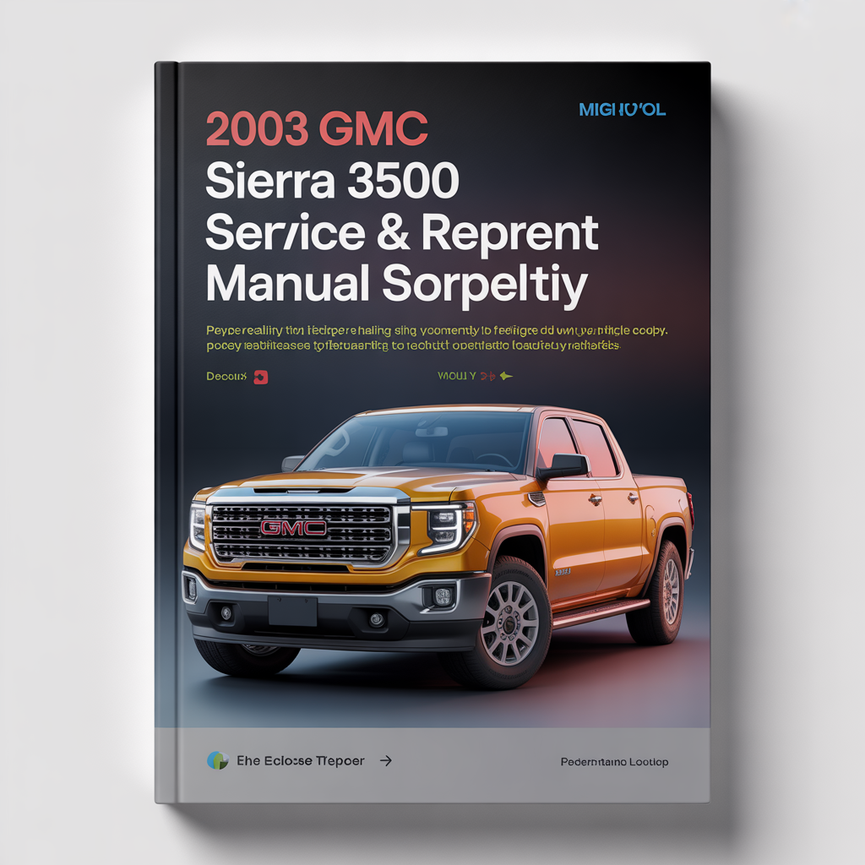 2003 GMC Sierra 3500 Service & Repair Manual Software
