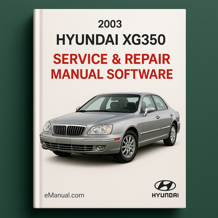 2003 Hyundai XG350 Service & Repair Manual Software