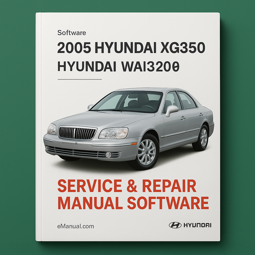 2005 Hyundai XG350 Service- und Reparaturhandbuch-Software