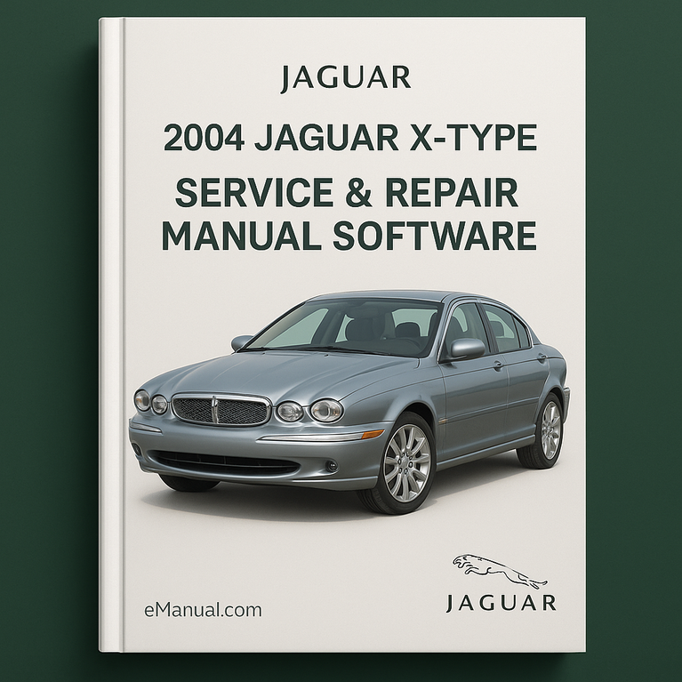 2004 Jaguar X-Type Service & Repair Manual Software