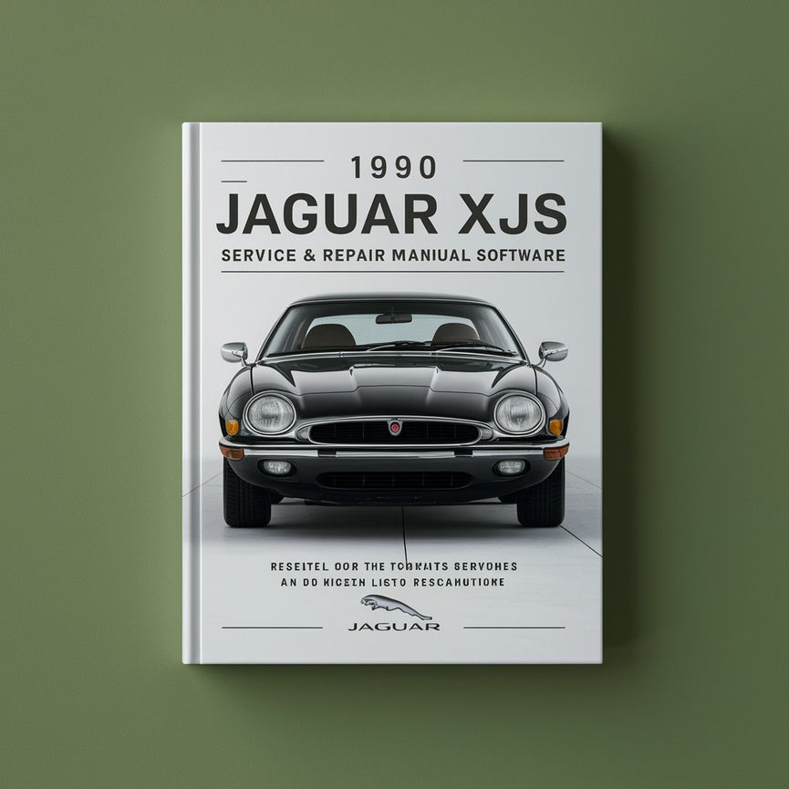 1990 Jaguar XJS Service & Repair Manual Software PDF Download