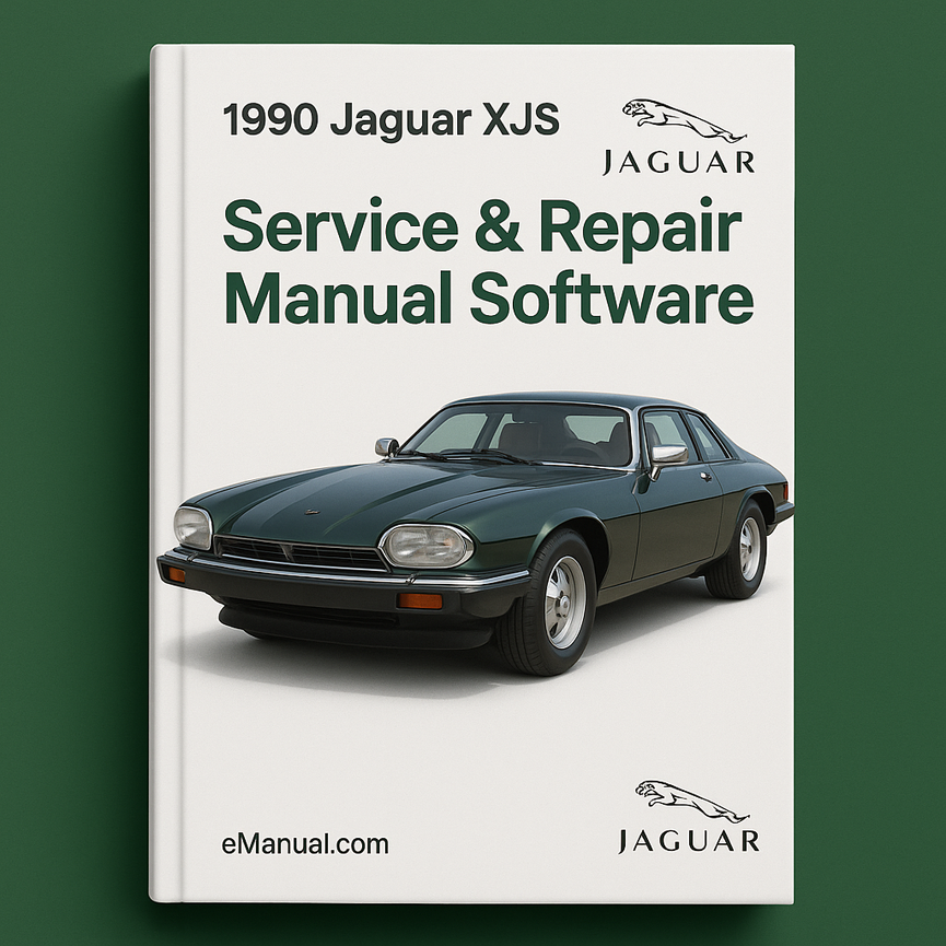1990 Jaguar XJS Service & Repair Manual Software