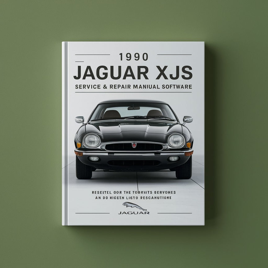 1990 Jaguar XJS Service- und Reparaturhandbuch-Software PDF