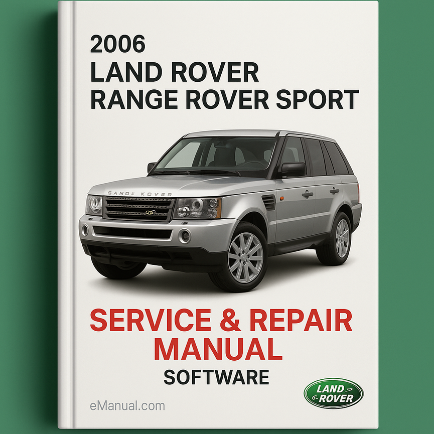 2006 Land Rover Range Rover Sport Service & Repair Manual Software