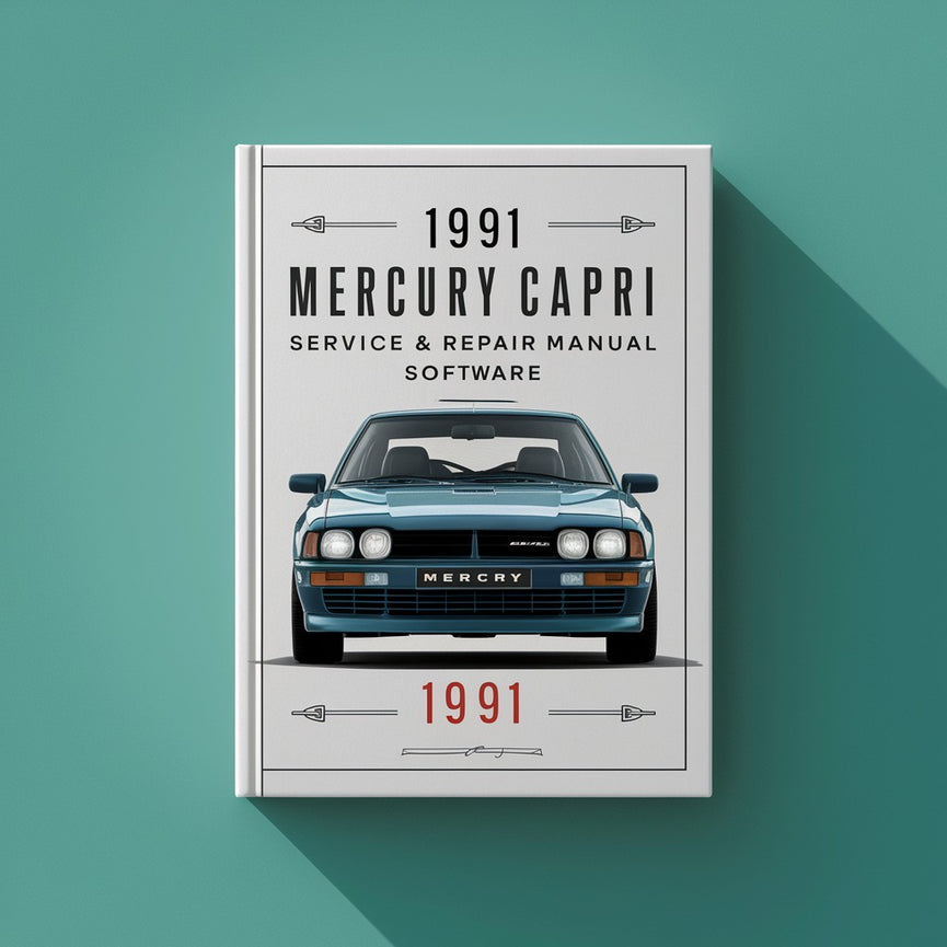 Software del manual de reparación y servicio Mercury Capri 1991