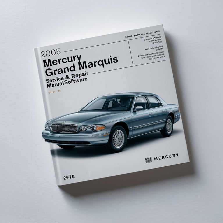 Software del manual de reparación y servicio Mercury Grand Marquis 2005