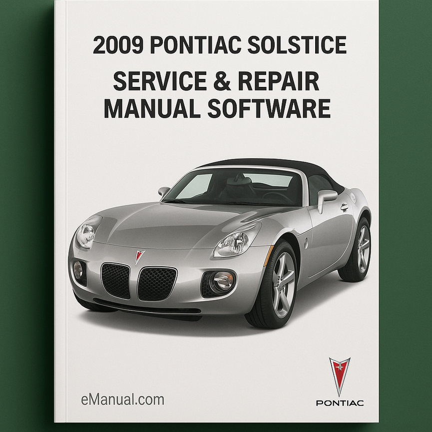 2009 Pontiac Solstice Service & Repair Manual Software