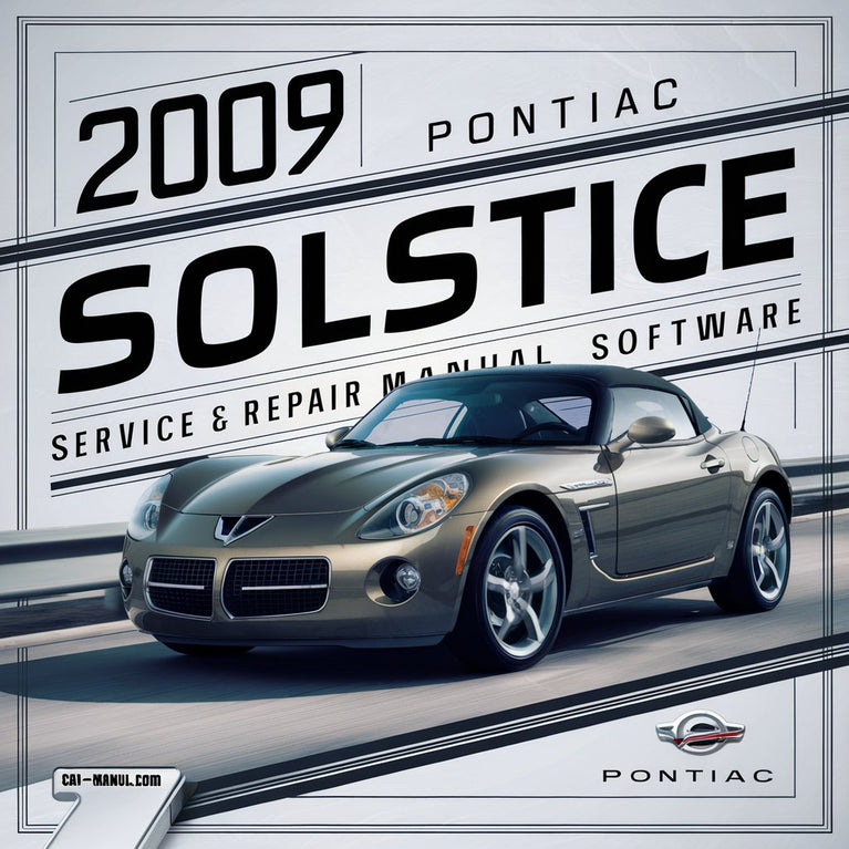 2009 Pontiac Solstice Service & Repair Manual Software