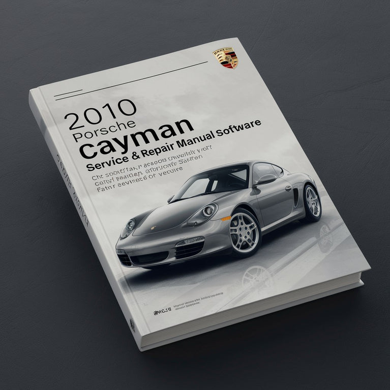 Software del manual de servicio y reparación del Porsche Cayman 2010