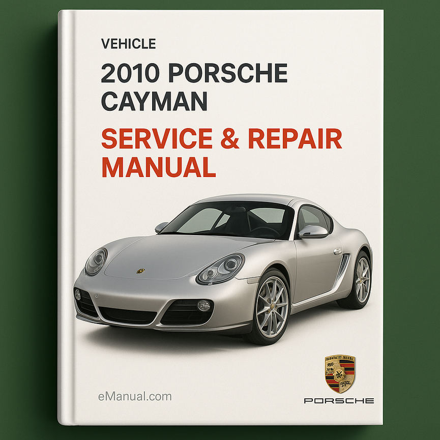 2010 Porsche Cayman Service & Repair Manual Software