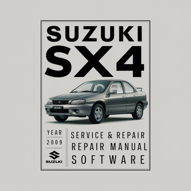 2009 Suzuki SX4 Service & Repair Manual Software