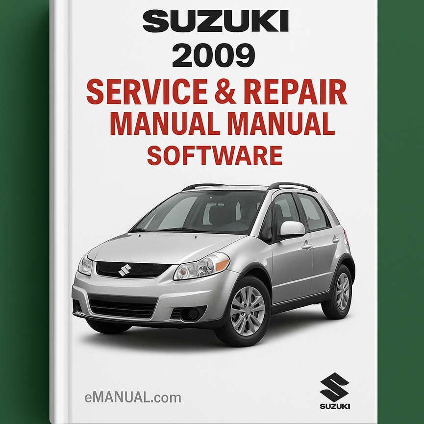 2009 Suzuki SX4 Service & Repair Manual Software