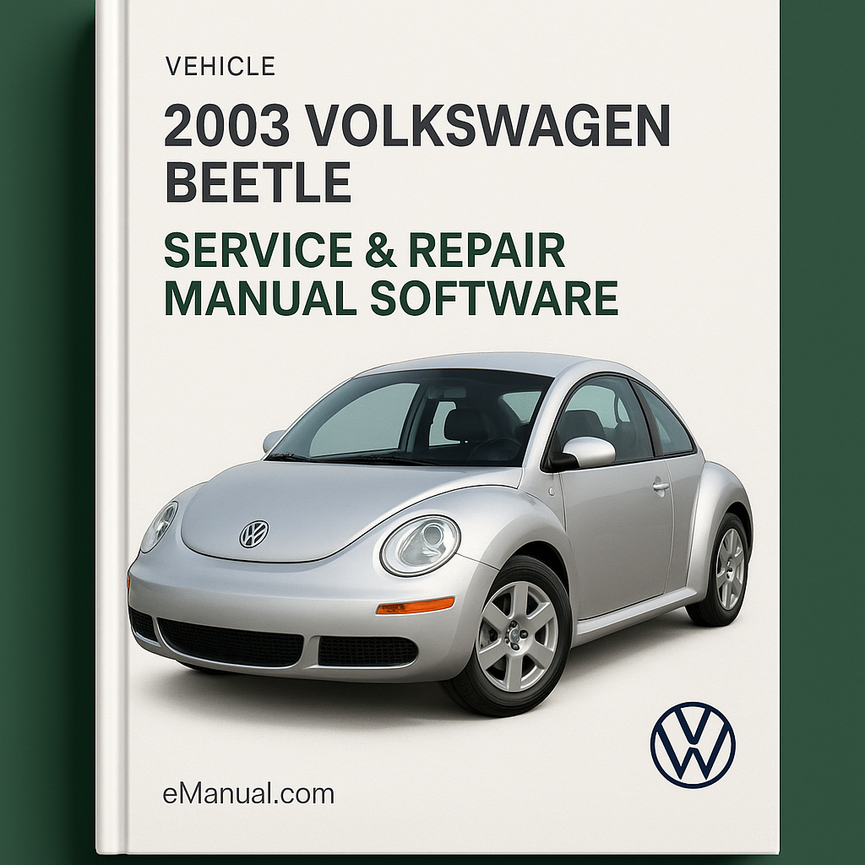 2003 Volkswagen Beetle Service & Repair Manual Software