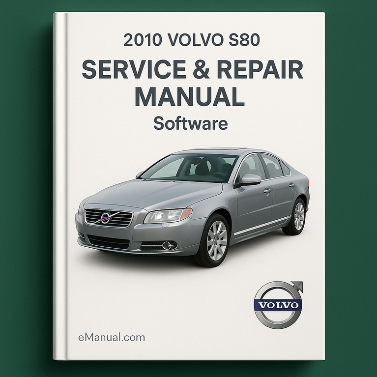 2010 Volvo S80 Service & Repair Manual Software