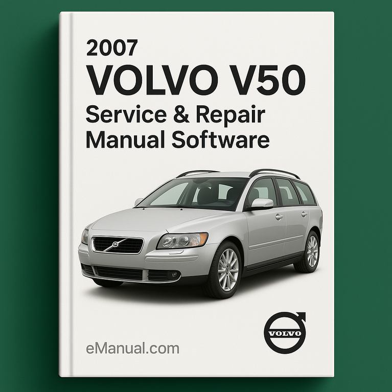 2007 Volvo V50 Service & Repair Manual Software