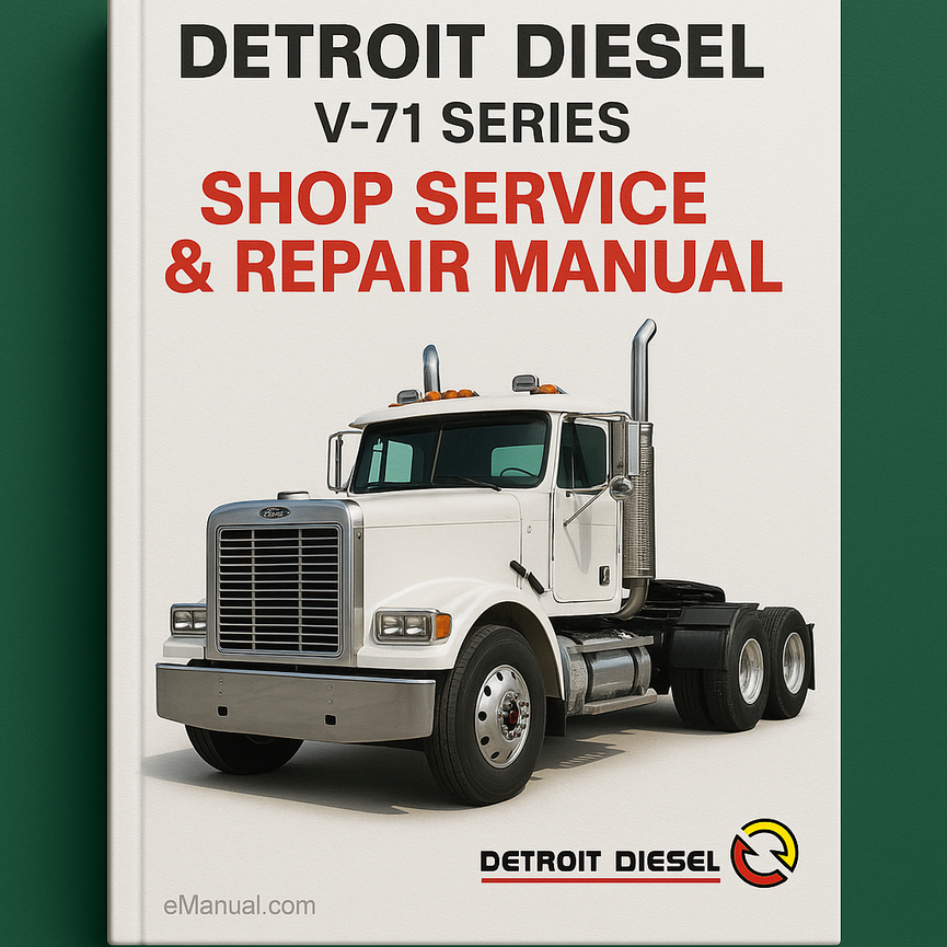 Detroit Diesel V-71 Series Shop Service Repair Manual