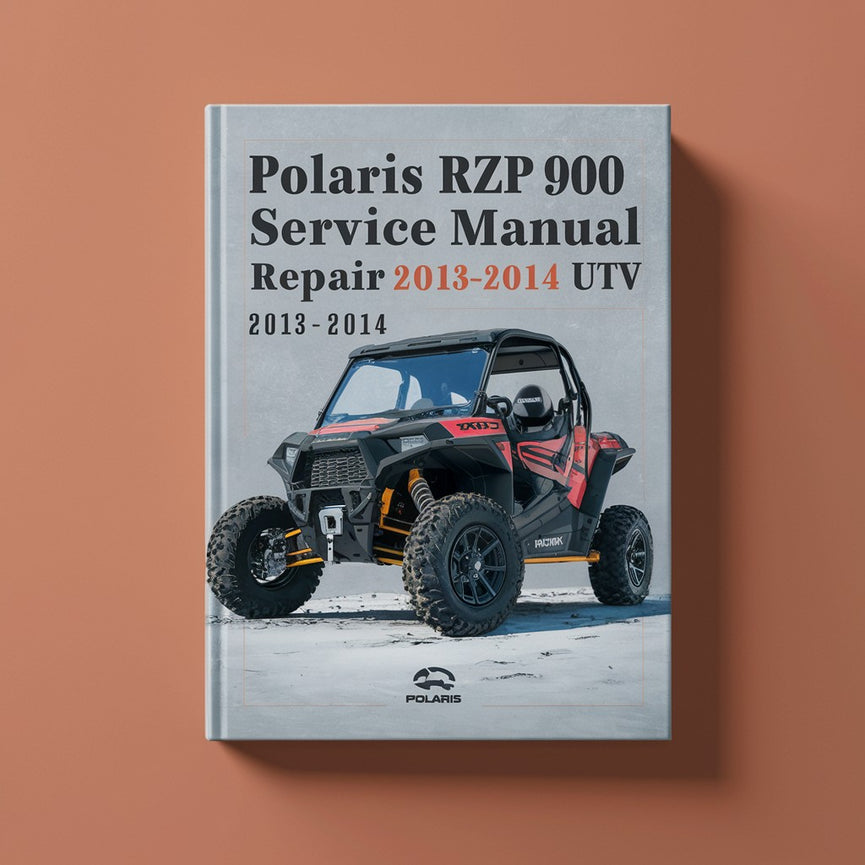 Polaris RZR XP 900 Service Manual Repair 2013-2014 UTV