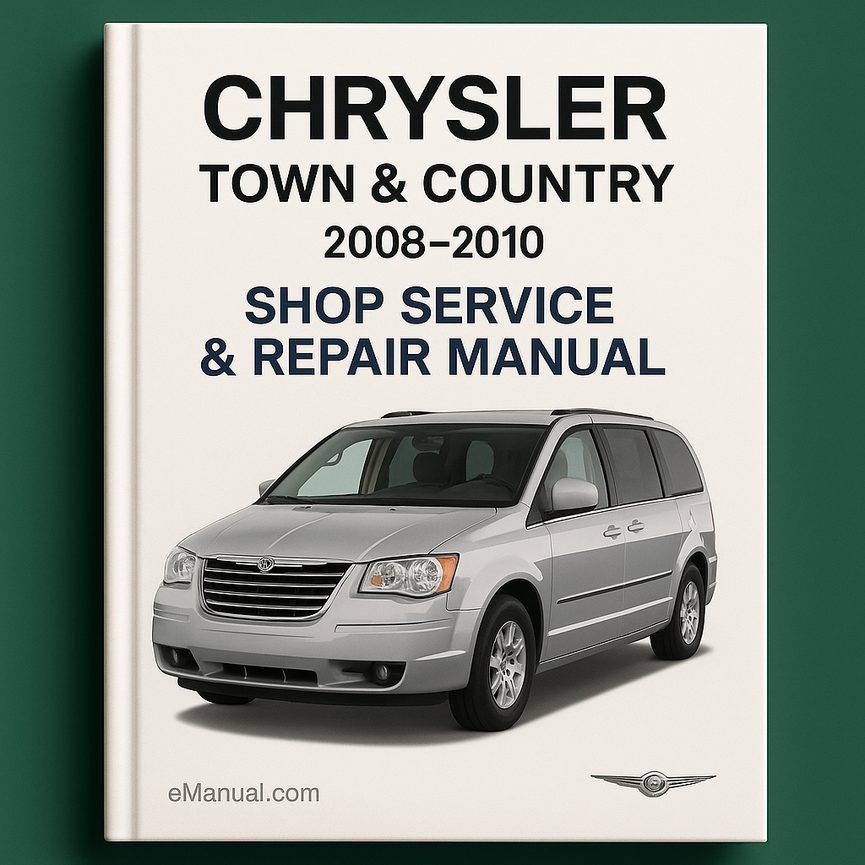 Chrysler Town & Country 2008 2010 Shop Service Repair Manual