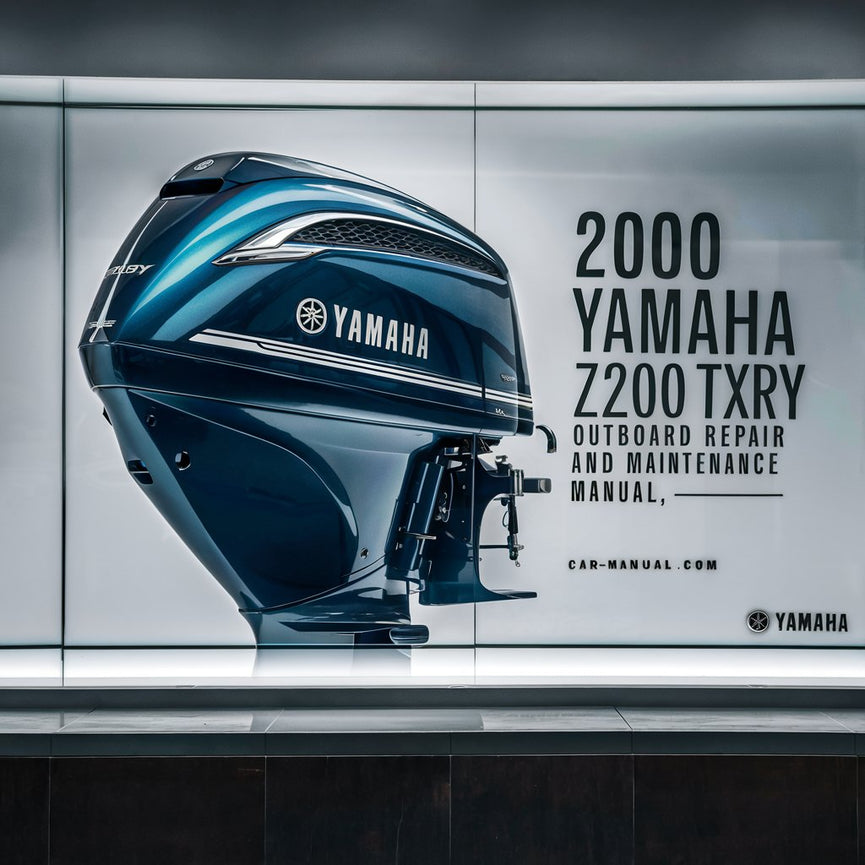 2000 Yamaha Z200TXRY Outboard Service Repair maintenance Manual. Factory