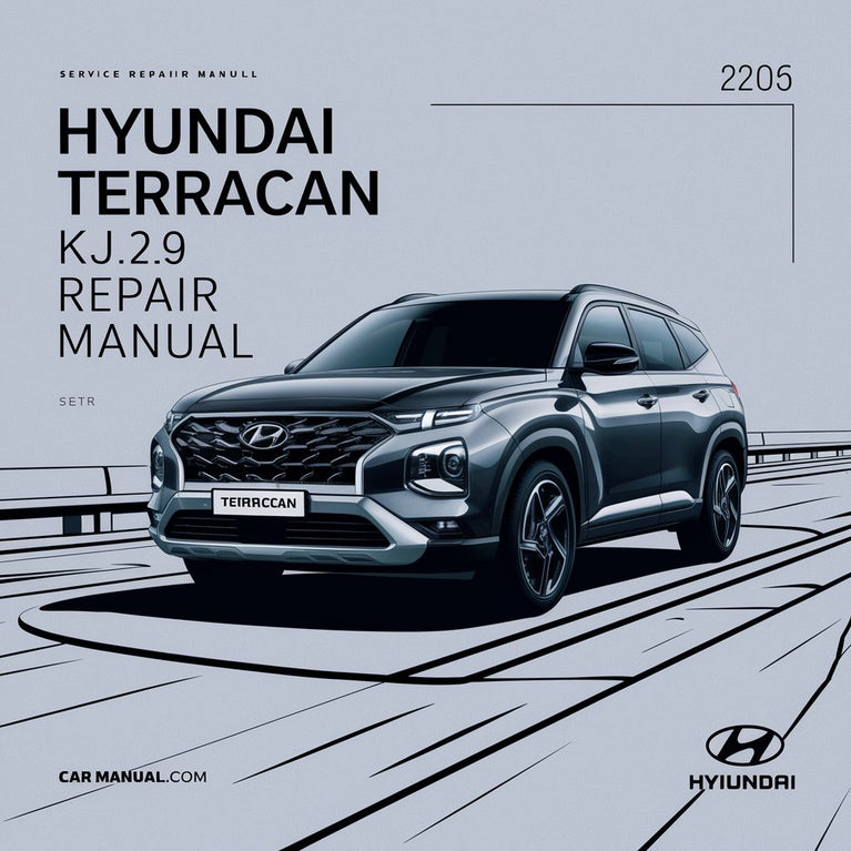 Hyundai Terracan KJ2.9 Engine Service Repair Manual