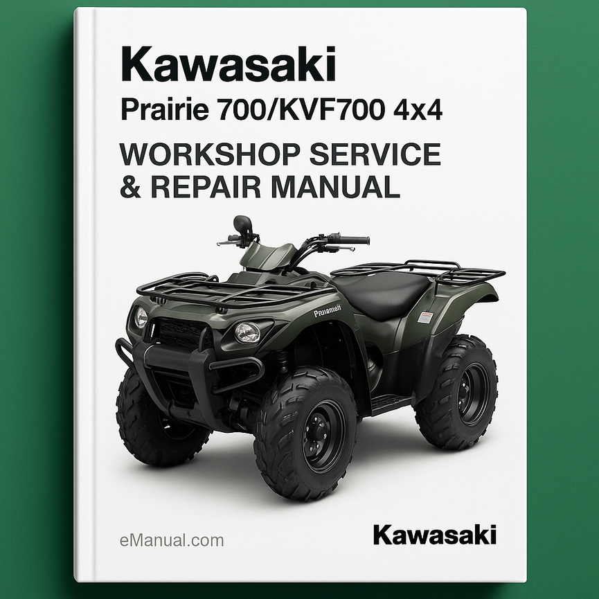 Kawasaki Prairie 700/KVF700 4x4 Workshop Service Repair Manual