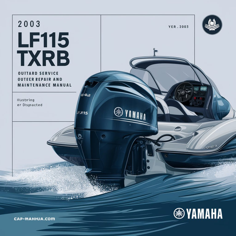 2003 Yamaha LF115 TXRB Outboard Service Repair maintenance Manual. Factory Service Manual