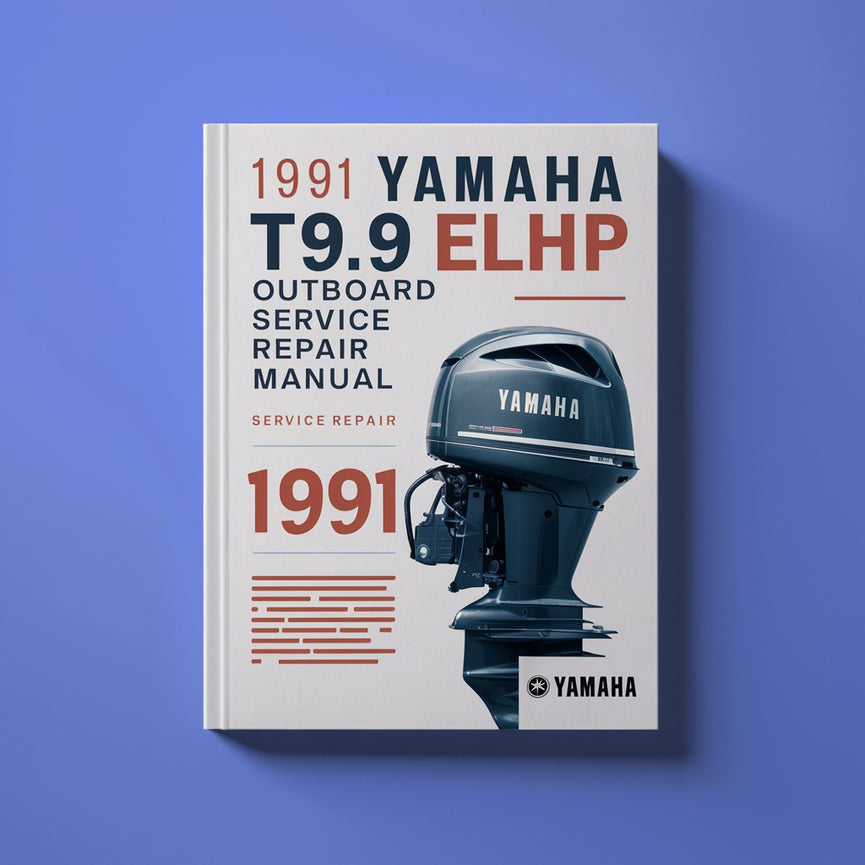 1991 Yamaha T9.9 ELHP Outboard Service Repair maintenance Manual. Factory Service Manual