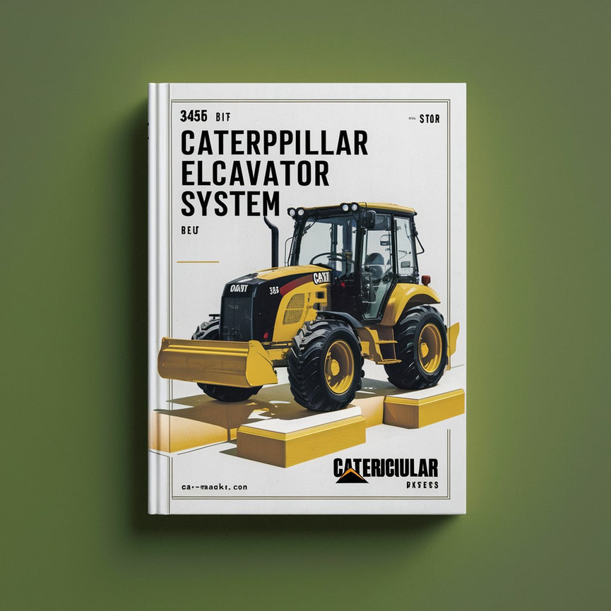 Caterpillar 345B excavator electrical system