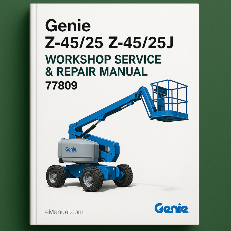 Genie Z-45/25 Z-45/25J Workshop Service Repair Manual 77809