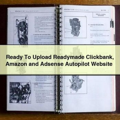 Ready To Upload Readymade Clickbank Amazon and Adsense Autopilot Website