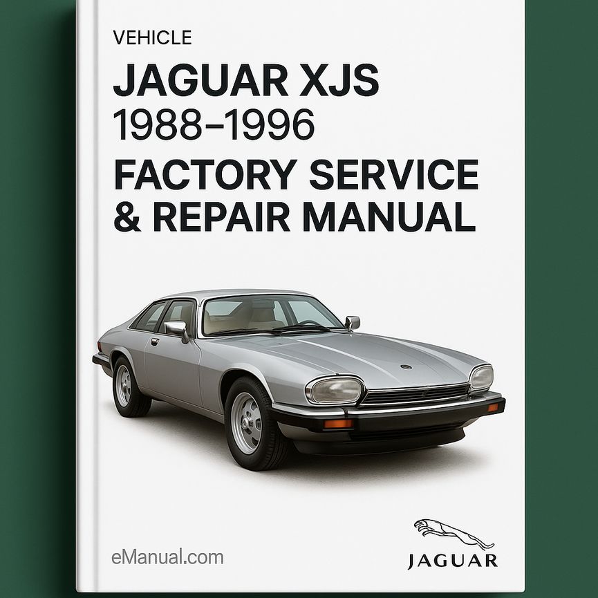 1988-1996 JAGUAR XJS Factory Service Repair Manual