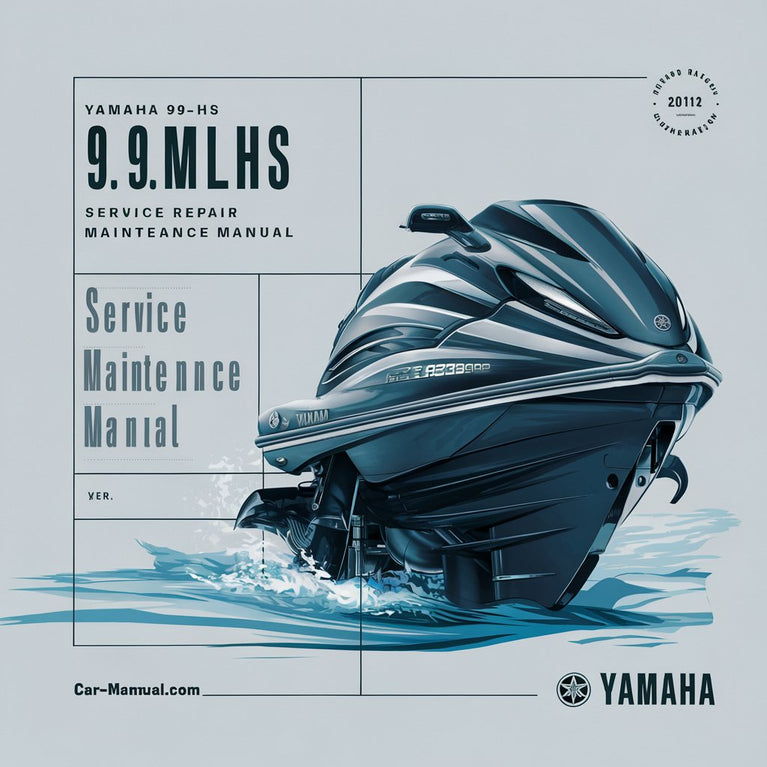 Yamaha 9.9MLHS Outboard Service Repair Maintenance Manual. Factory