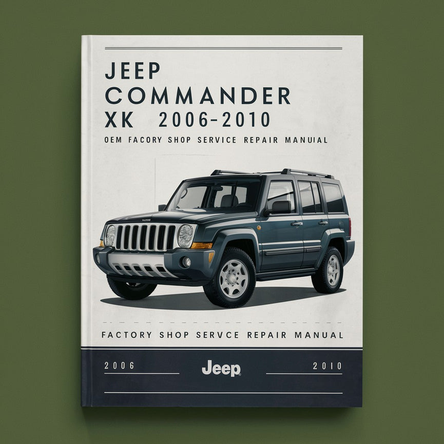 Jeep Commander XK 2006-2010 OEM Factory Shop Service Repair Manual PDF Download