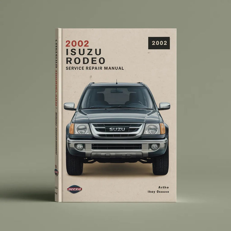 2002 Isuzu Rodeo Service Repair Manual