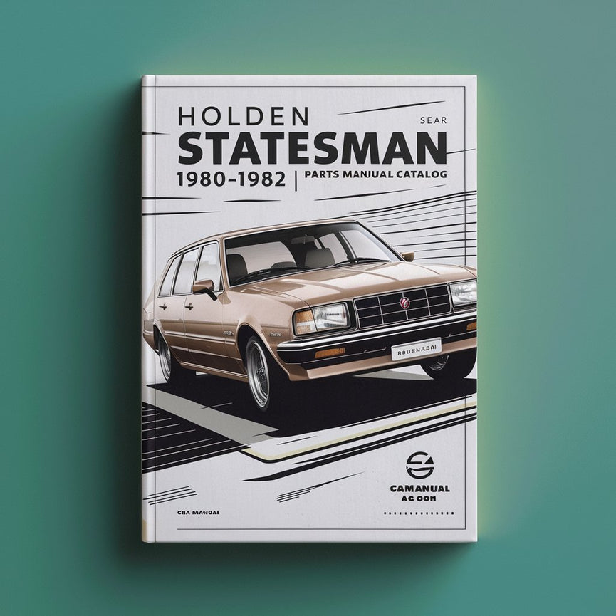 Holden STATESMAN 1980-1982 WB Parts Manual Catalog