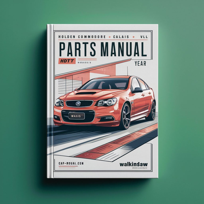 HOLDEN COMMODORE CALAIS VL Parts Book HDT WALKINSHAW