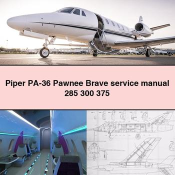 Piper PA-36 Pawnee Brave Service Repair Manual 285 300 375 PDF Download
