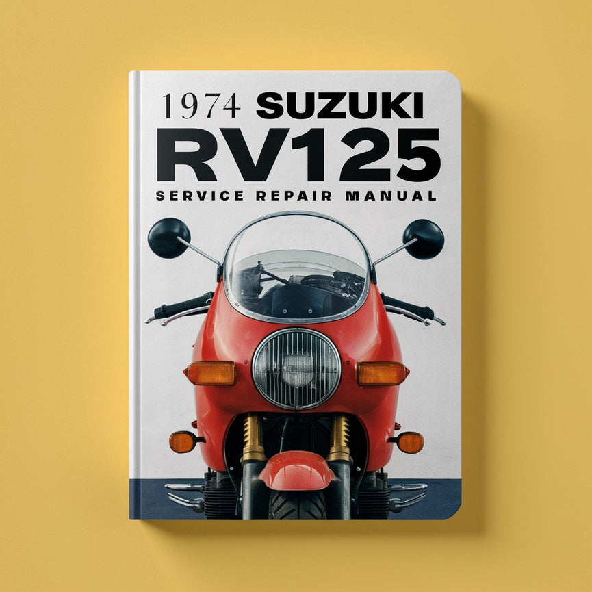 1974 Suzuki RV125 Service Repair Manual PDF Download