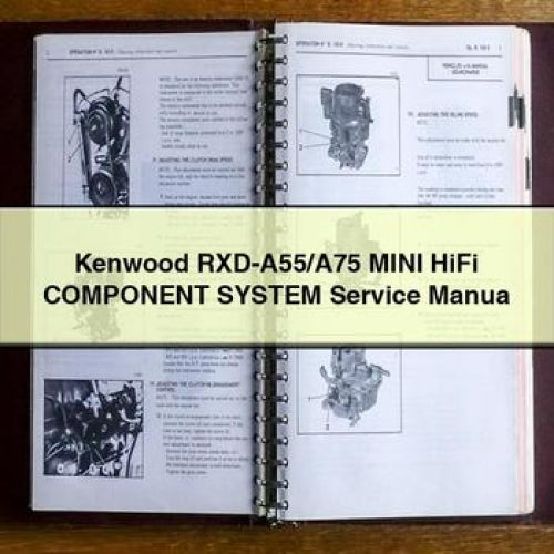 Kenwood RXD-A55/A75 MINI HiFi Component System Service Manua