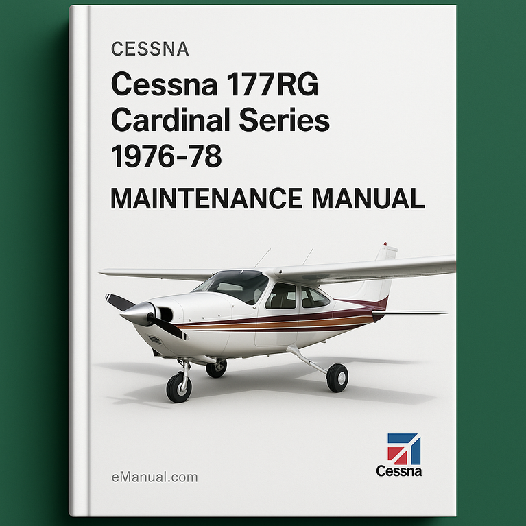 Cessna 177RG Cardinal Series 1976-78 Maintenance Manual (par