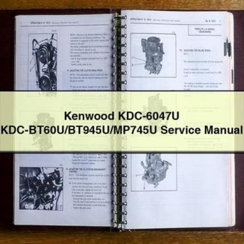 Kenwood KDC-6047U KDC-BT60U/BT945U/MP745U Service Manual PDF Download