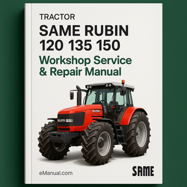 Same Rubin 120 135 150 Workshop Service Repair Manual book