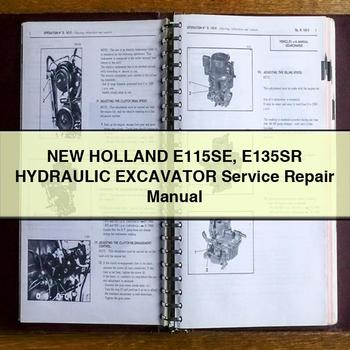 New Holland E115SE E135SR HYDRAULIC Excavator Service Repair Manual