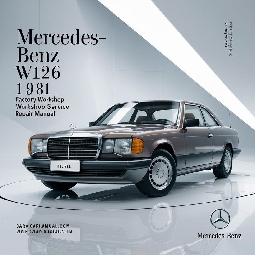 Mercedes-Benz 420SEL w126 1986-1991 Factory Workshop Service Repair Manual