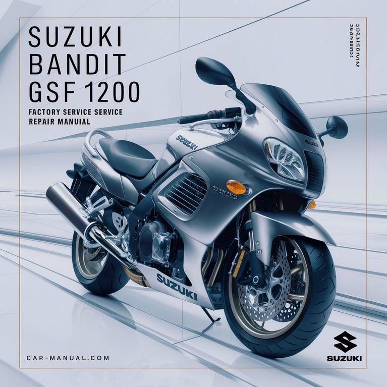 Suzuki Bandit GSF 1200 2003 Factory Service Repair Manual Pd