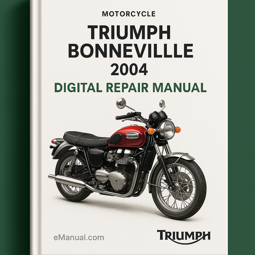 Triumph Bonneville 2004 Digital Repair Manual