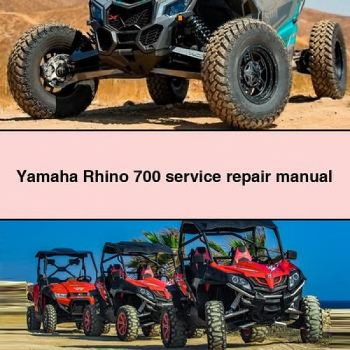 Manual de reparación de servicio Yamaha Rhino 700 Descargar PDF