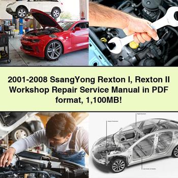 2001-2008 SsangYong Rexton I Rexton II Workshop Repair Service Manual in PDF format 1 100MB Download