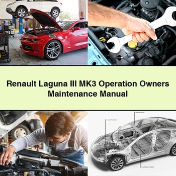 Manual de mantenimiento del propietario del funcionamiento del Renault Laguna III MK3 Descargar PDF